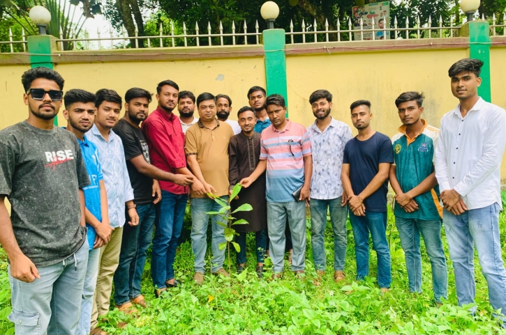 ধুনট সরকারি কলেজ ছাত্রদলের বৃক্ষরোপণ